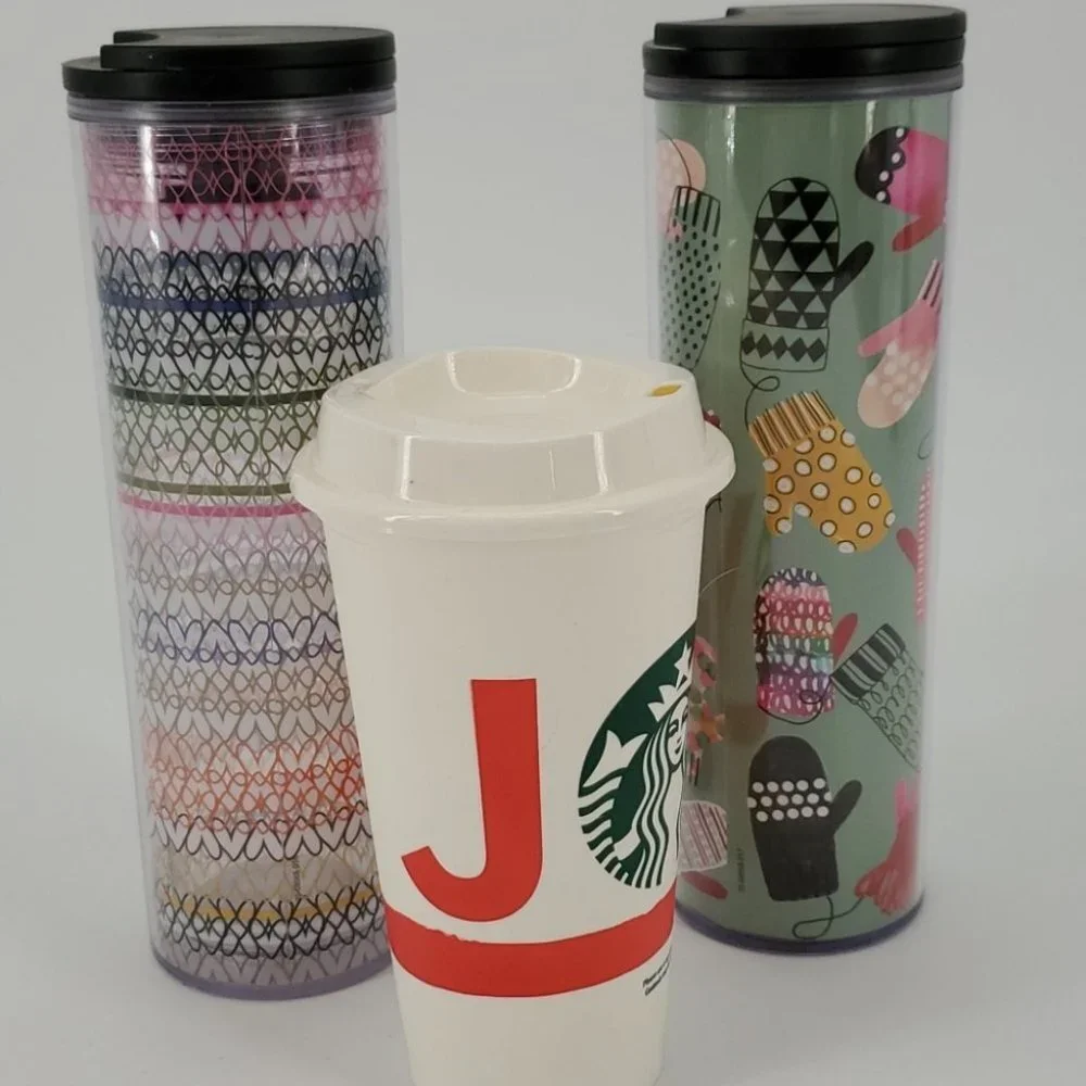 Starbucks Holiday Cup Collection Set of 3 16 oz.